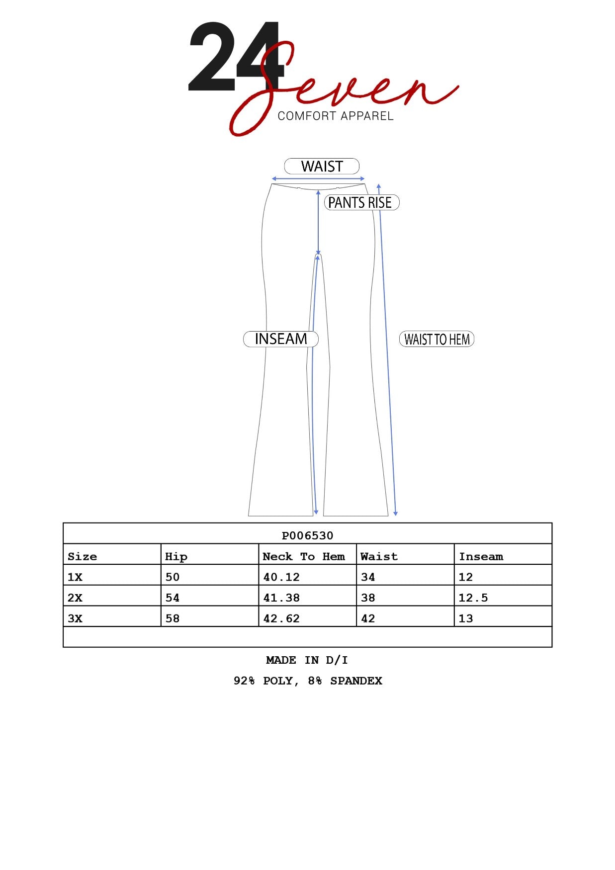 Womens Curvy Black Foldover Waist Cropped Pants