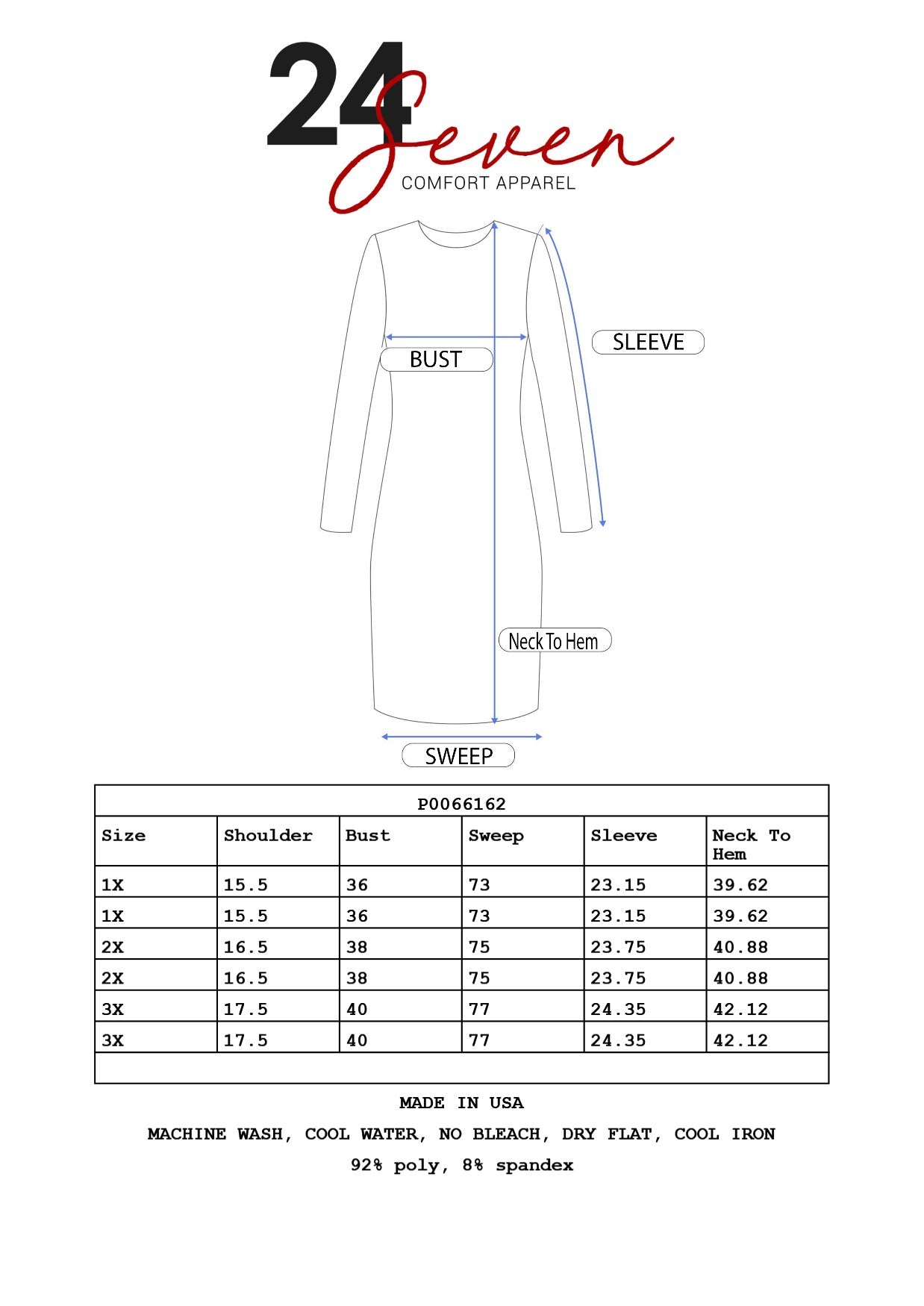 Womens Curvy Black Chic V-Neck Long Sleeve Belted Dress