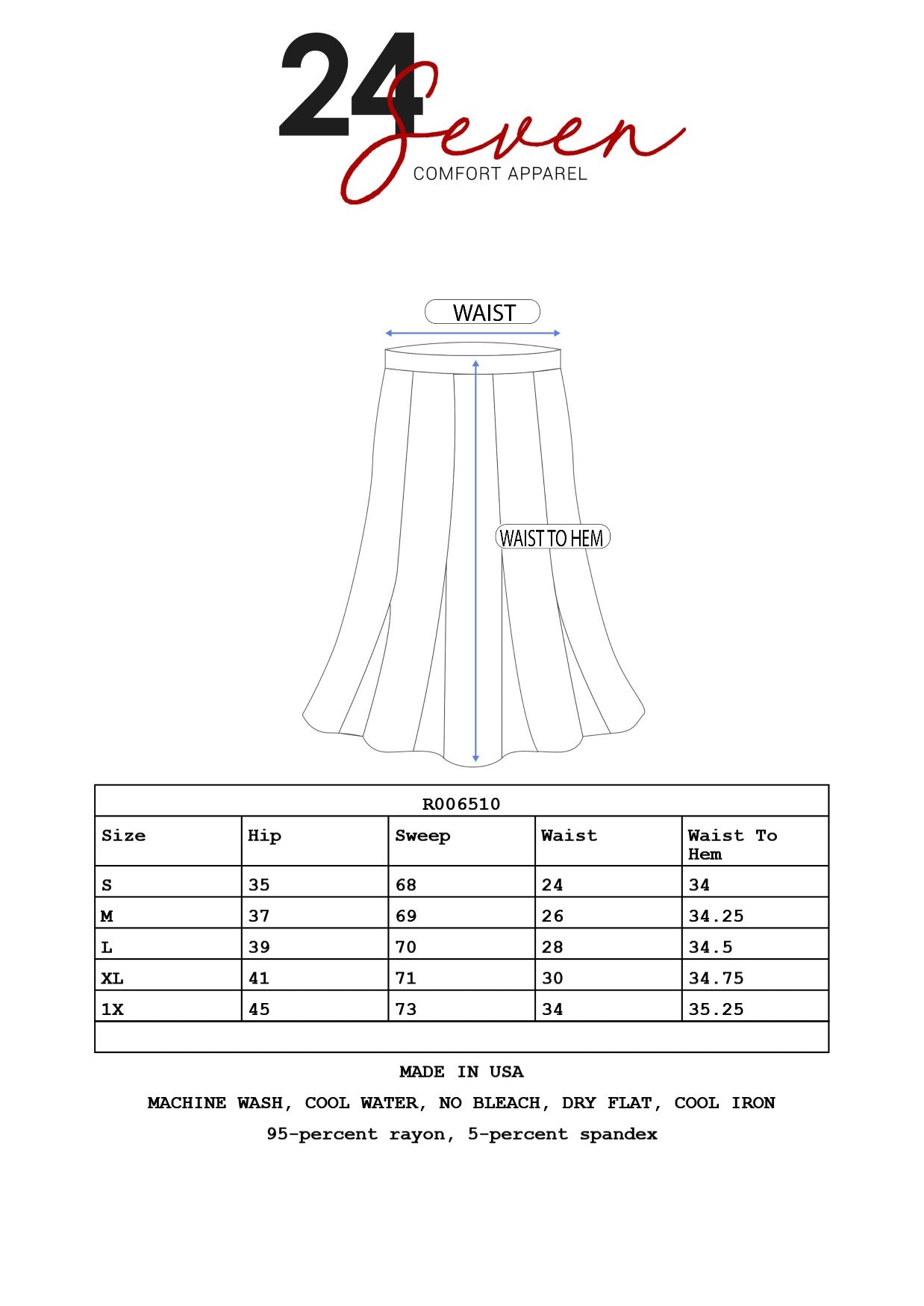 Womens Missy Elastic Waist Solid Color Maxi Skirt