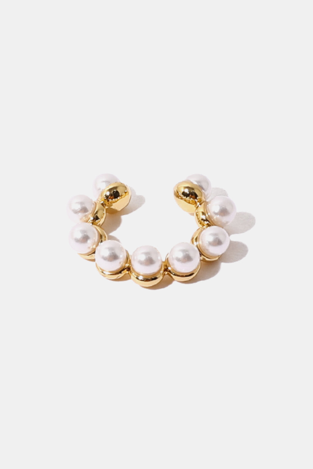 Pearl C-Shaped Ear Cuffs