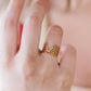 Candy Skies Decorative Enamel V-Shaped Open Ring