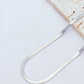 Stainless Steel Snake Chain Lobster Clasp Necklace