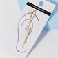 GNJ MANUFACTURING Rhinestone Lightning Cuff Earring