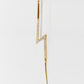 GNJ MANUFACTURING Rhinestone Lightning Cuff Earring