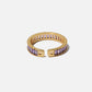 Inlaid Cubic Zirconia Open Ring