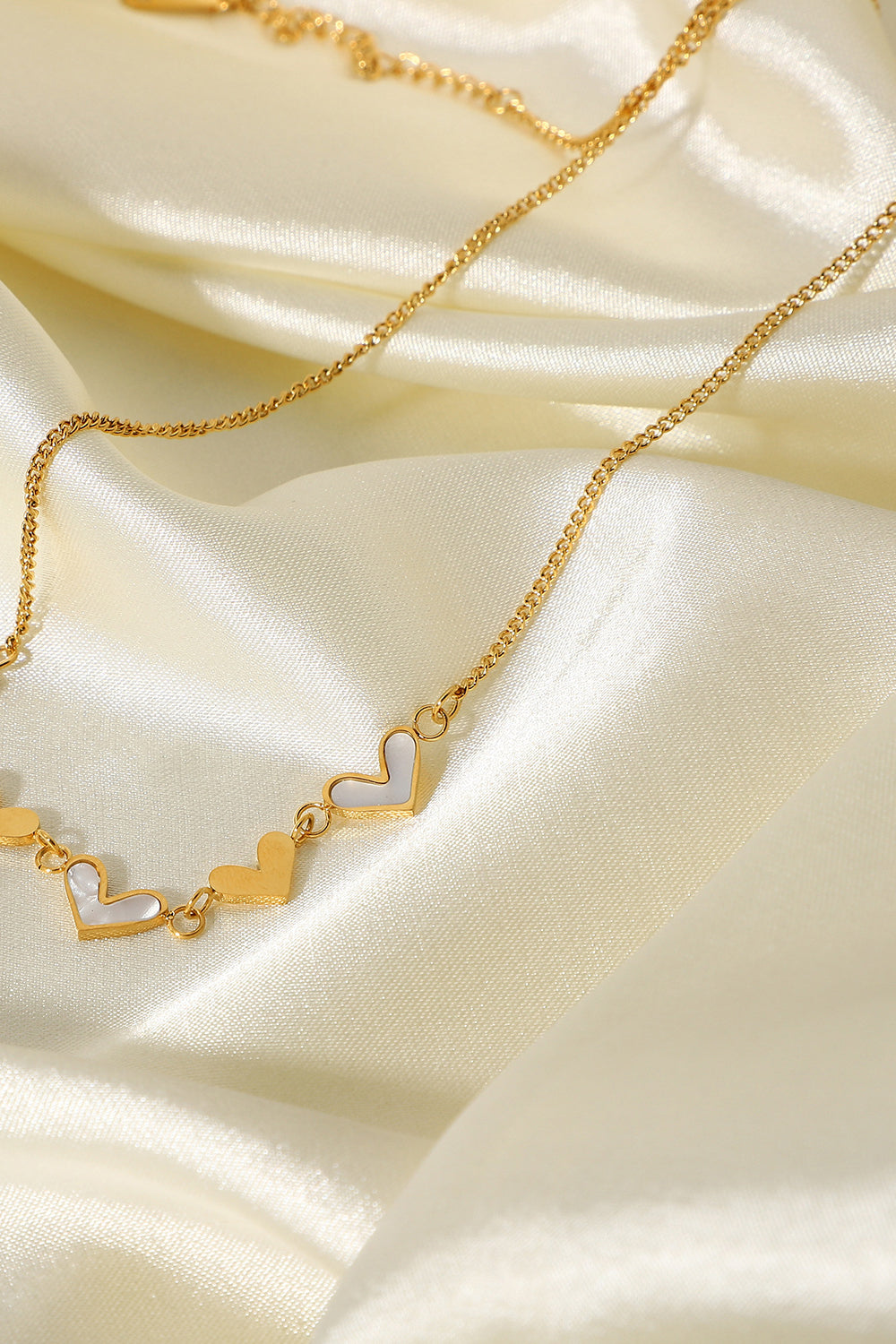 Heart Chain Choker Necklace