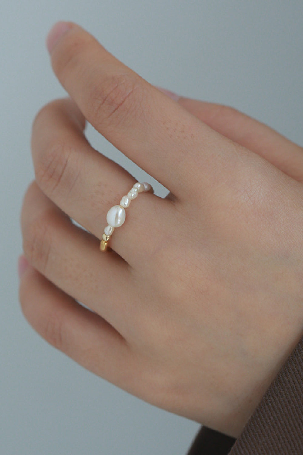 Pearl Adjustable Ring