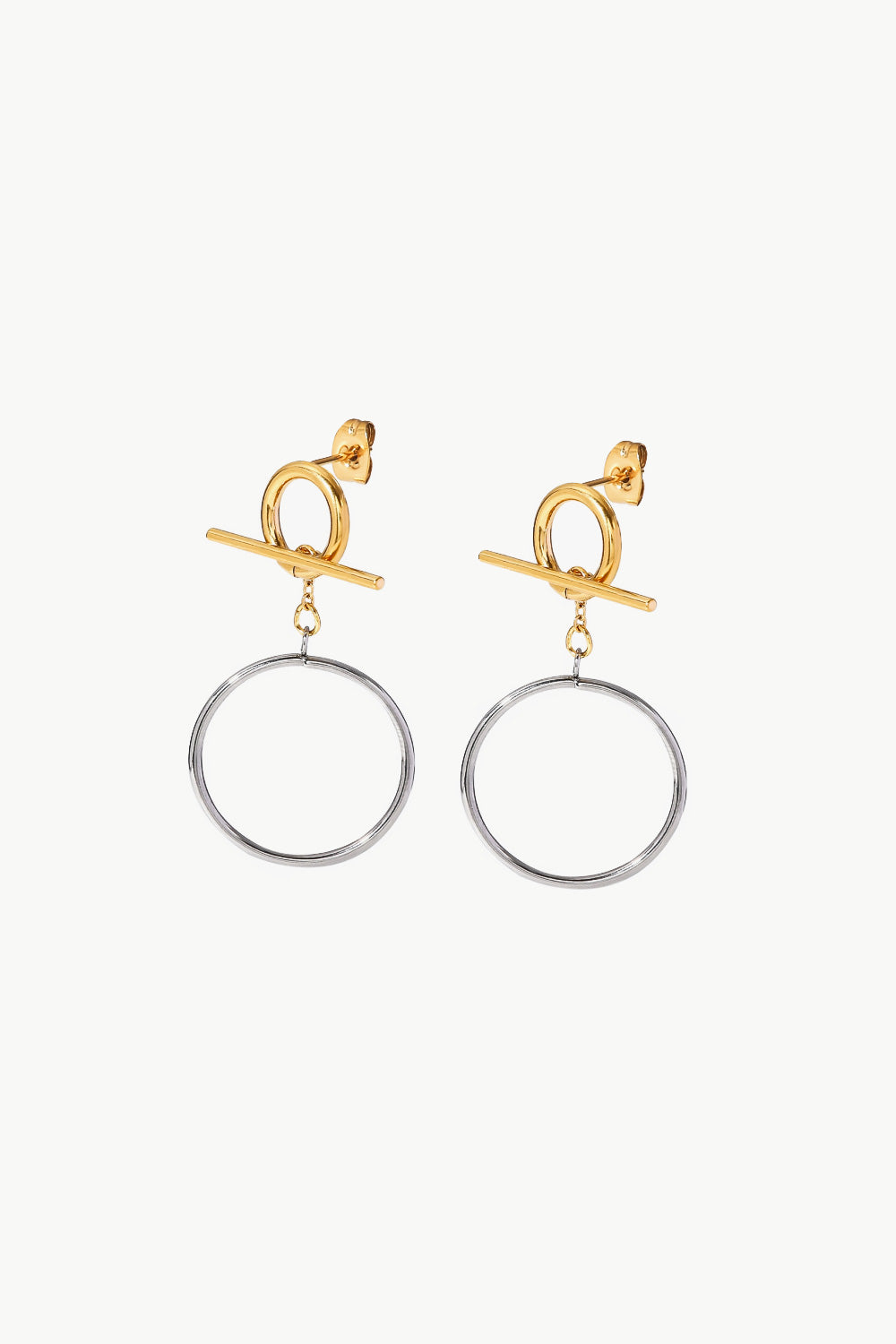 Toggle Clasp Drop Earrings