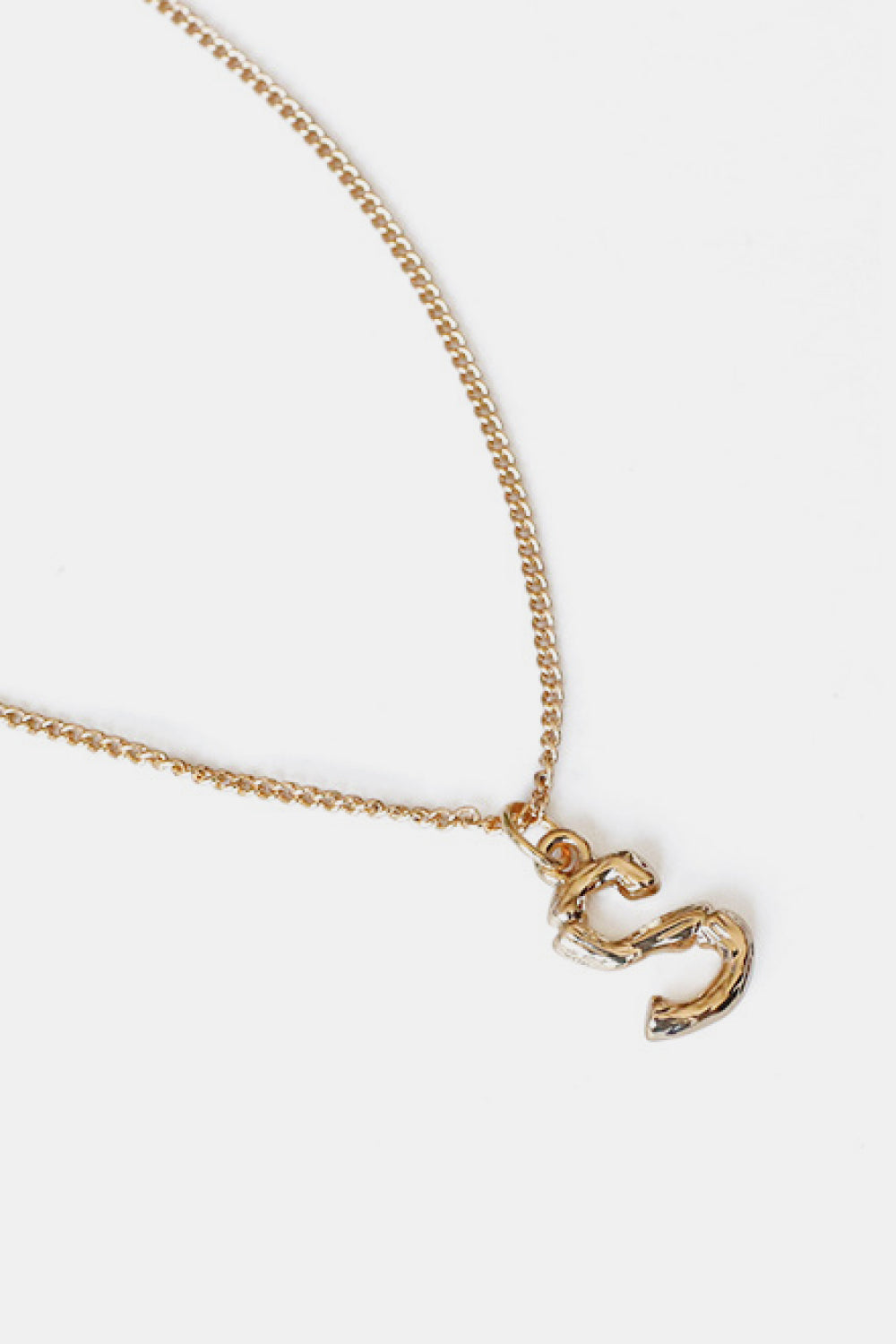 N-Z Letter Pendant Necklace