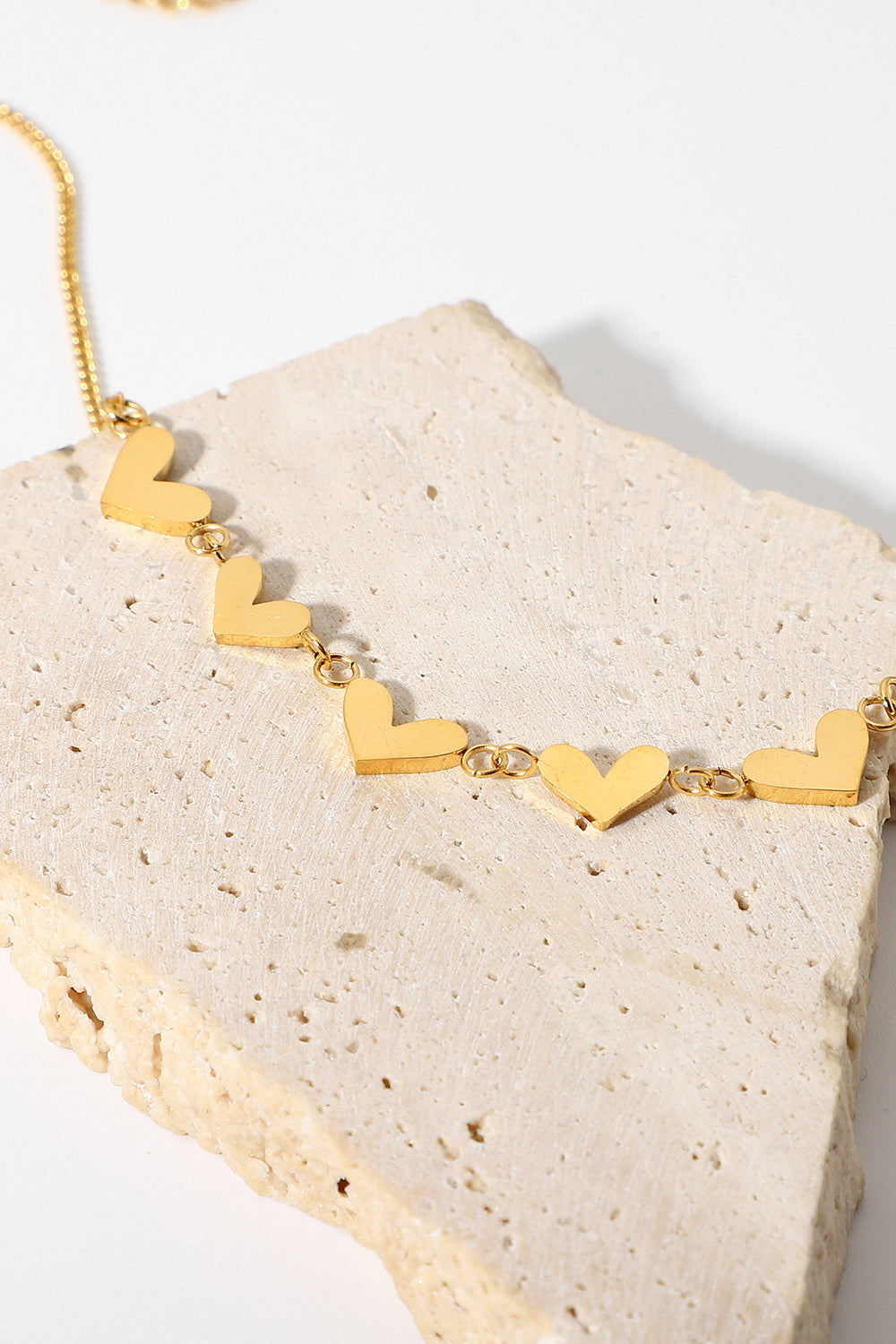 Heart Chain Choker Necklace