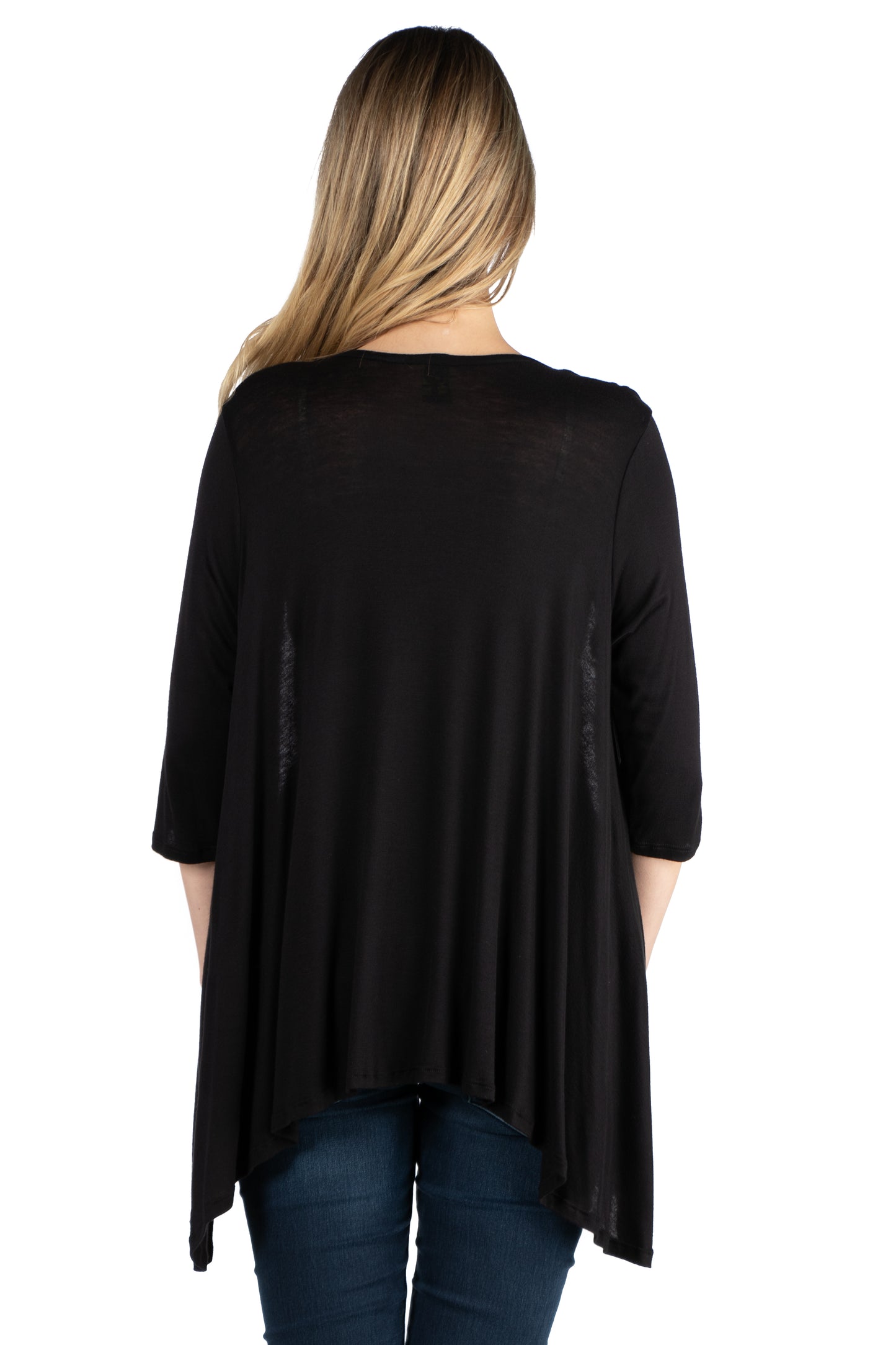 Womens Maternity Elbow Length Sleeve Open Cardigan