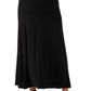 Womens Maternity Elastic Waist Solid Color Maxi Skirt