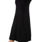 Womens Maternity Elastic Waist Solid Color Maxi Skirt