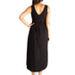 Womens Maternity Sleeveless Fit N Flare High Low Dress