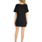 Womens Maternity Loose Fit Dolman Sleeve Dress with Scoop Neckline