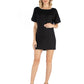 Womens Maternity Loose Fit Dolman Sleeve Dress with Scoop Neckline