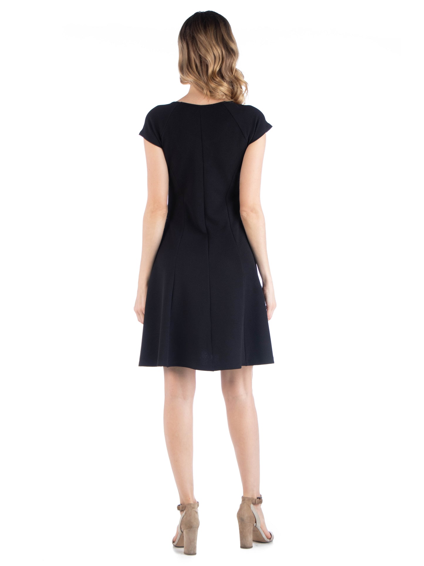 Womens Maternity Dress with Keyhole Neck