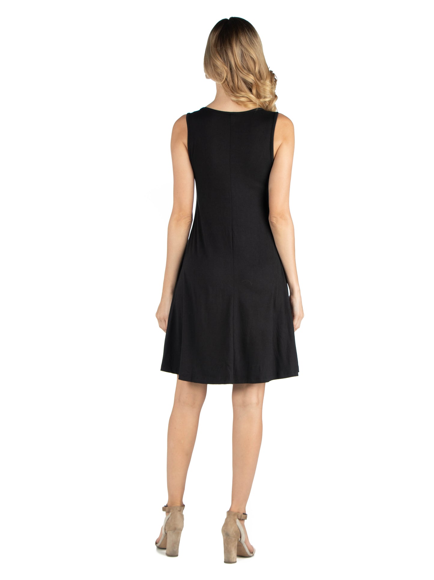 Womens Maternity A Line Slim Fit and Flare Dress