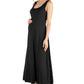 Womens Maternity Slim fit A Line Sleeveless Maxi Dress