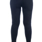 Womens Curvy Black Comfortable Ankle Length Stretch Leggings