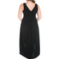 Womens Curvy Black High Low Party Dress with Pockets