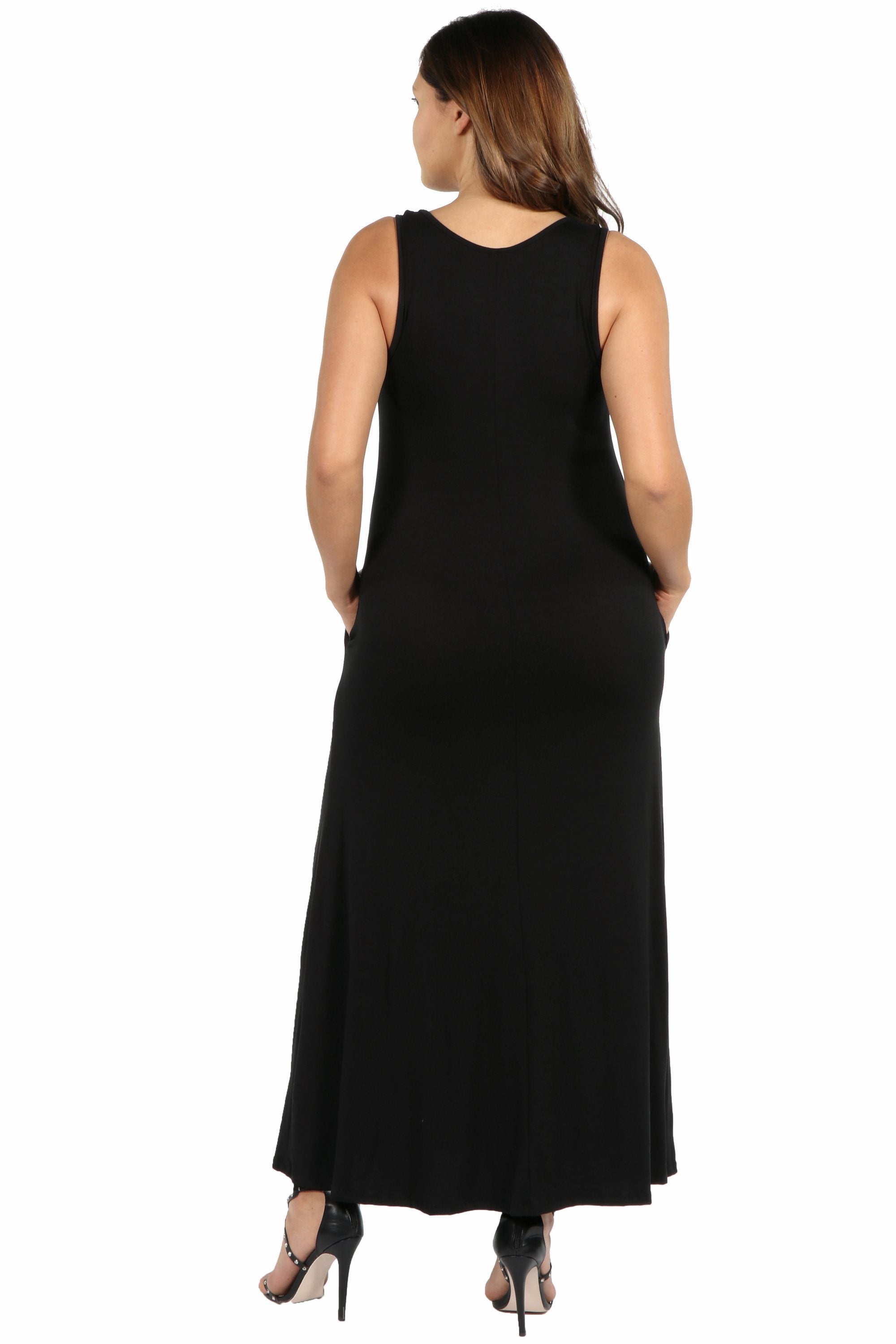 Tank maxi hotsell dress with pockets