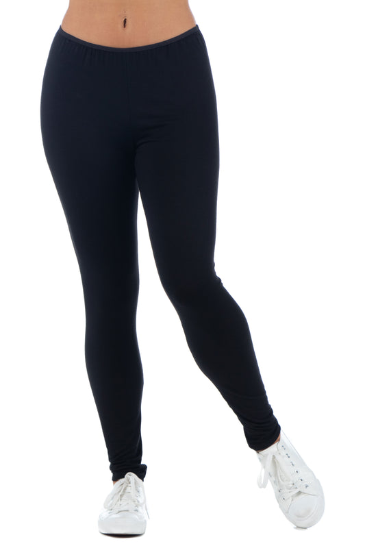 Womens Missy Comfortable Ankle Length Stretch Leggings