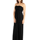 Womens Missy Strapless Empire Waist Maxi Dress