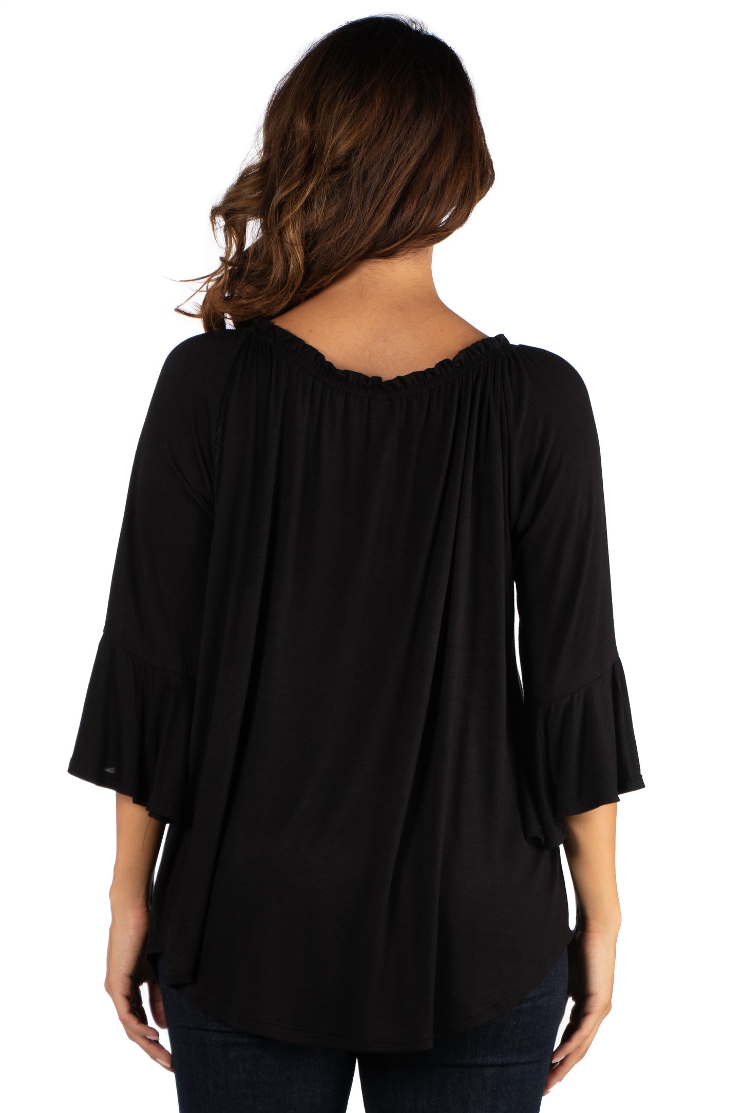 Womens Missy Oversized Cowl Neck Tunic Top