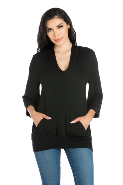 Womens Missy Trendy Oversized Fashion Hoodie Top