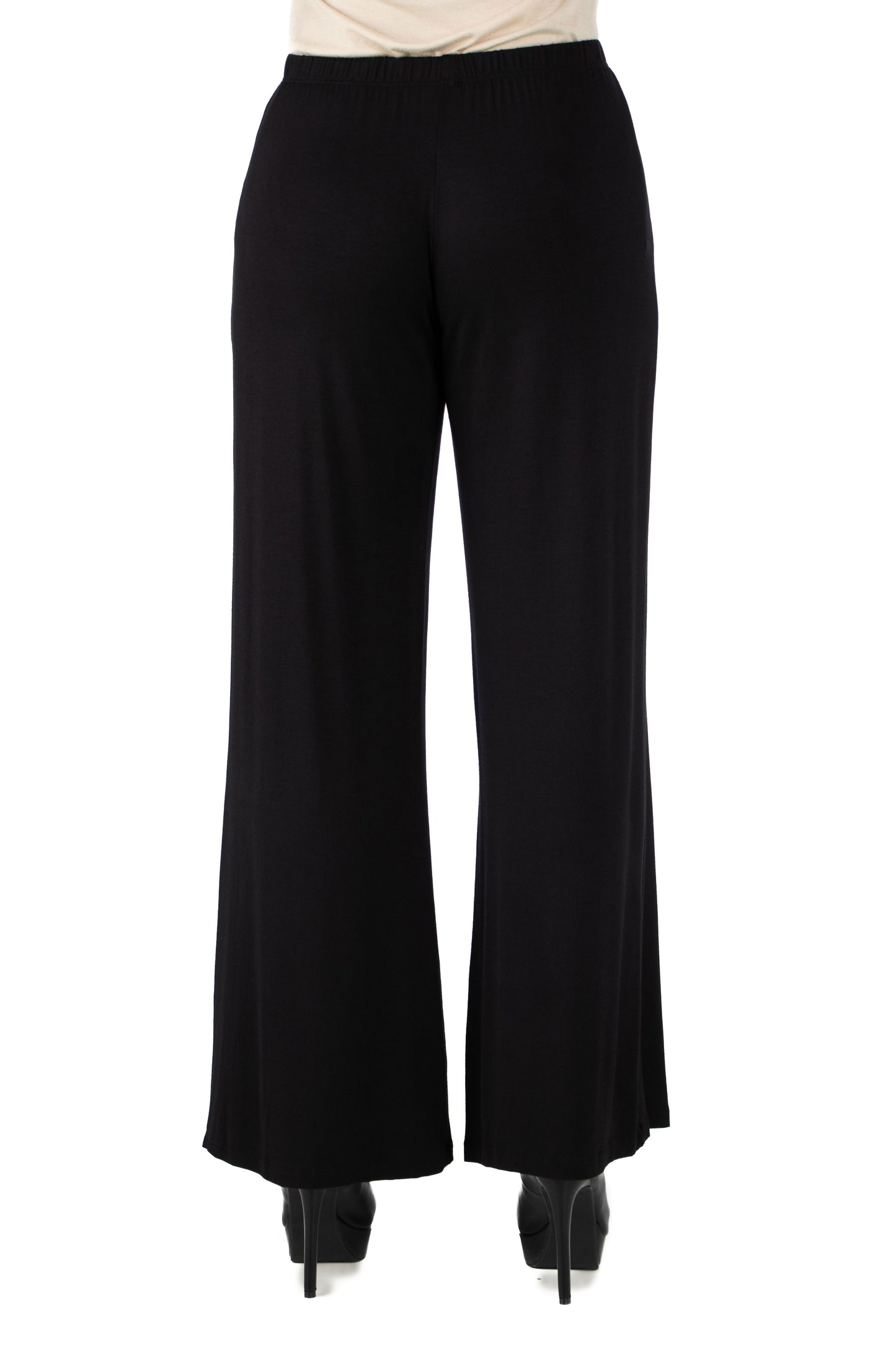 Womens Missy Comfortable Solid Color Palazzo Pants