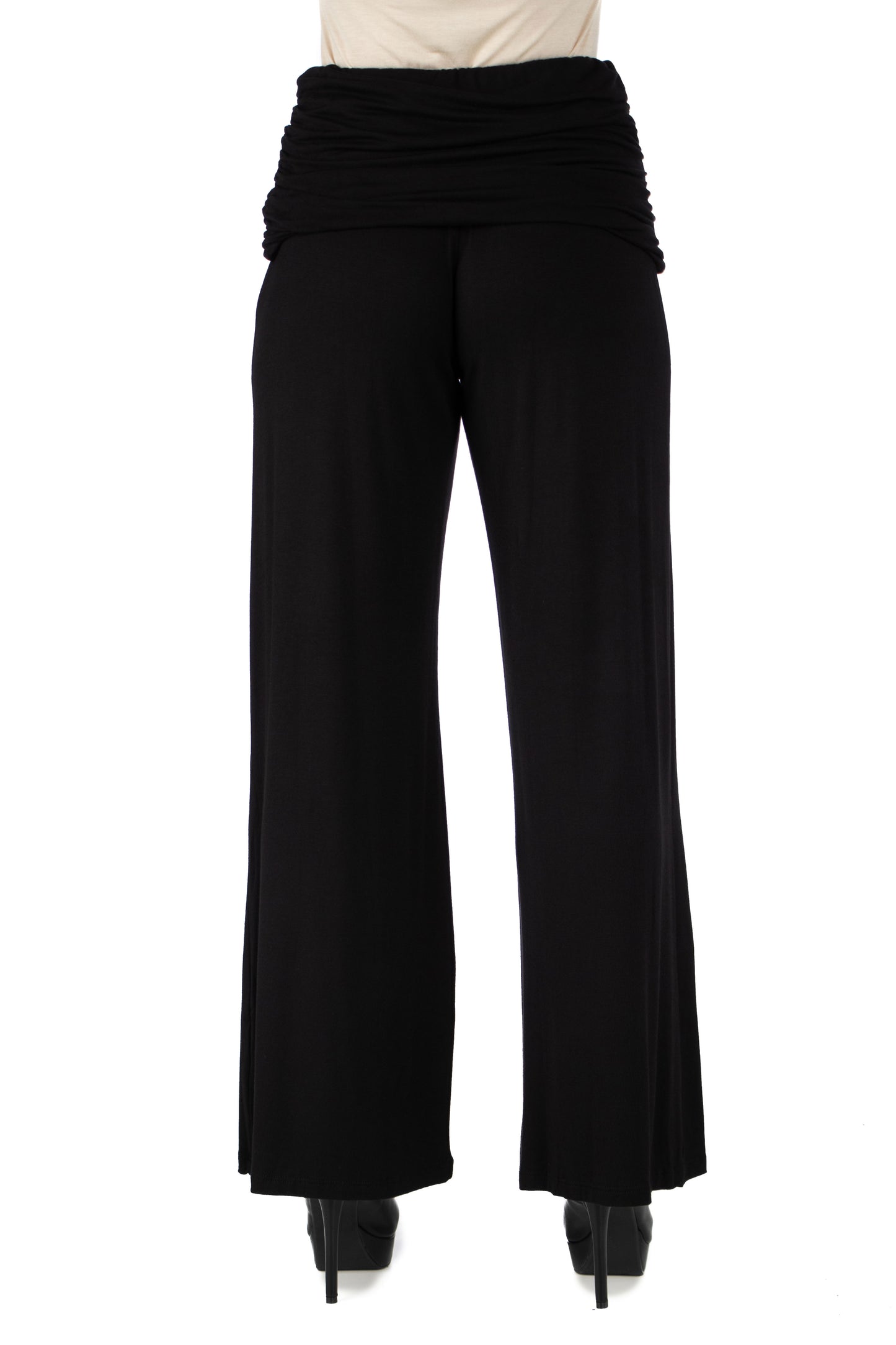 Womens Missy Cropped Elastic Straight Pants