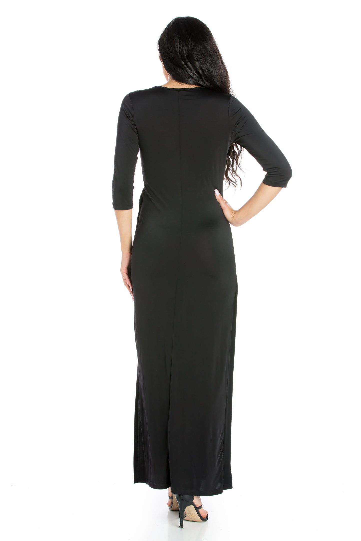 Womens Missy Long Sleeve Maxi Dress