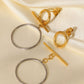 Toggle Clasp Drop Earrings
