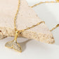 Mermaid Tail Pendant Necklace