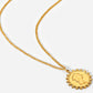 Silhouette Pendant Chain-Link Necklace