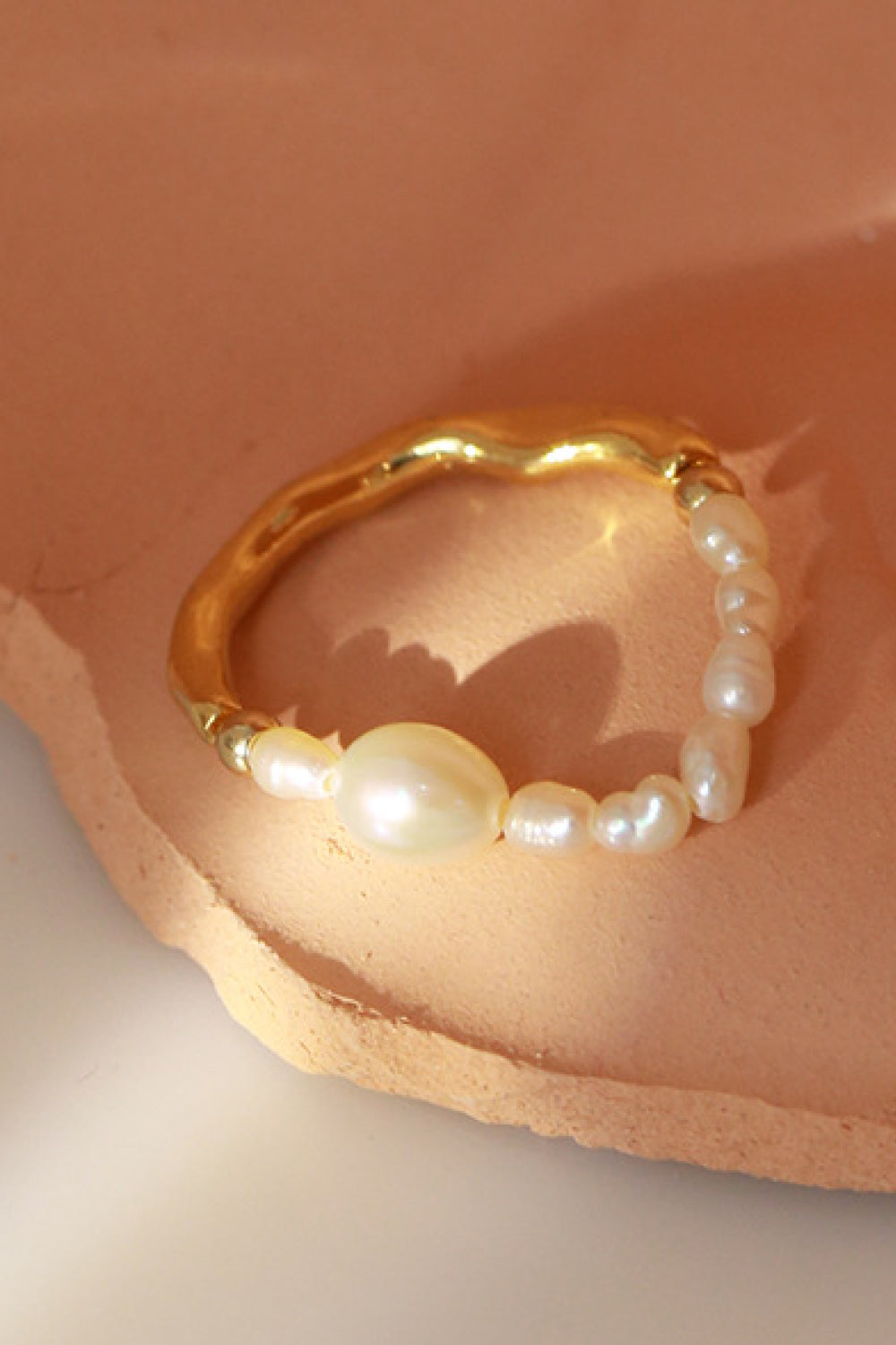 Pearl Adjustable Ring