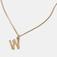 N-Z Letter Pendant Necklace