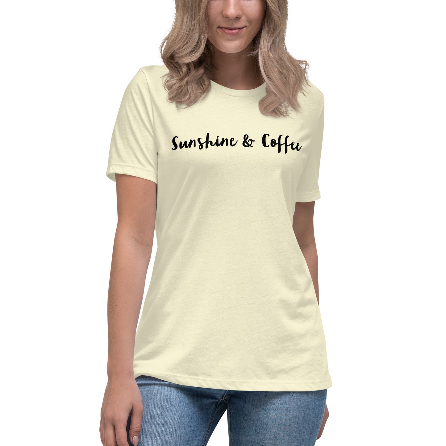 Sunshine&Coffee Shirt,Aesthetic Clothes,Womens Clothing,Tshirt Women Trendy,Coffee Tshirt,Gift For Her,Boho Summer Shirt,Spring Clothing