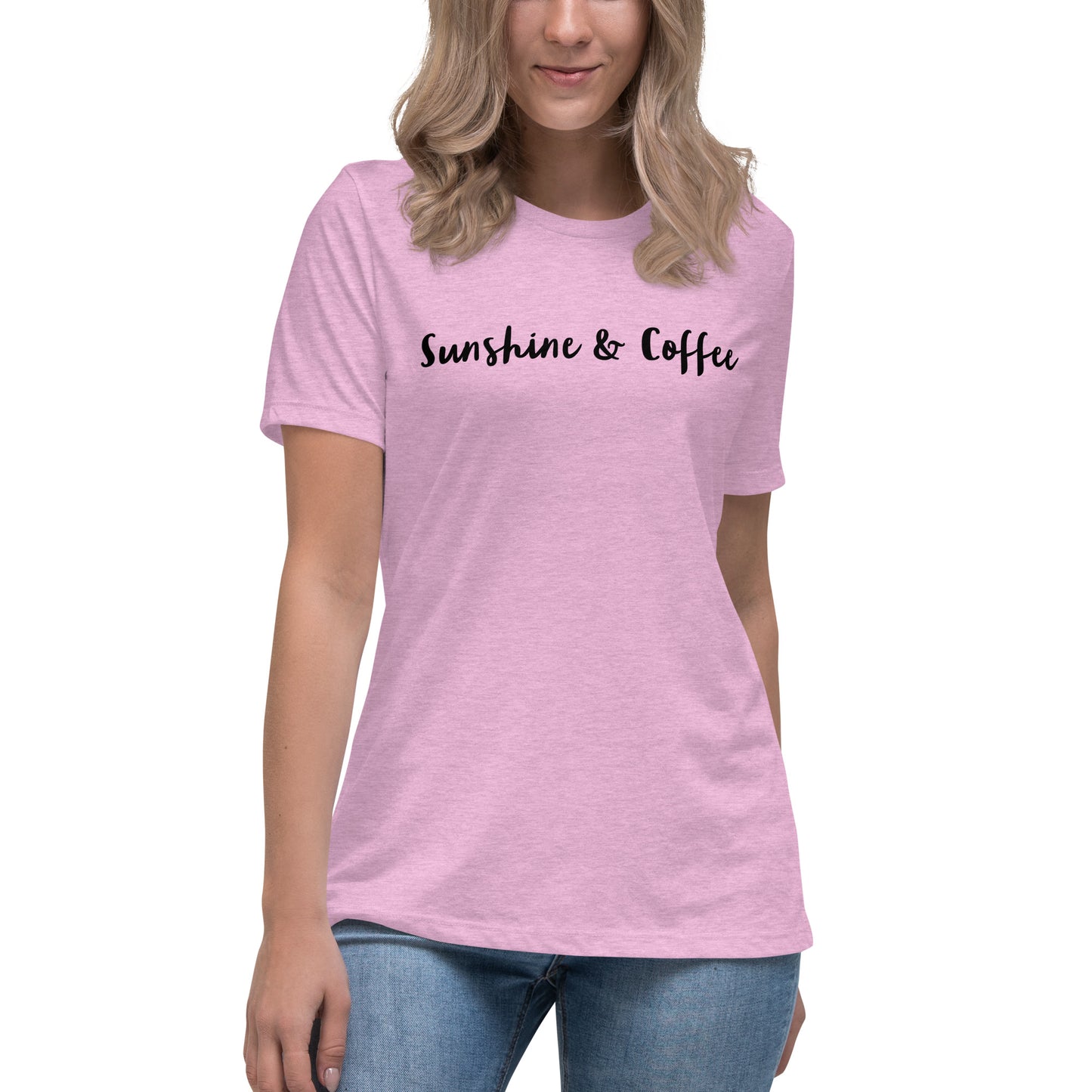 Sunshine&Coffee Shirt,Aesthetic Clothes,Womens Clothing,Tshirt Women Trendy,Coffee Tshirt,Gift For Her,Boho Summer Shirt,Spring Clothing