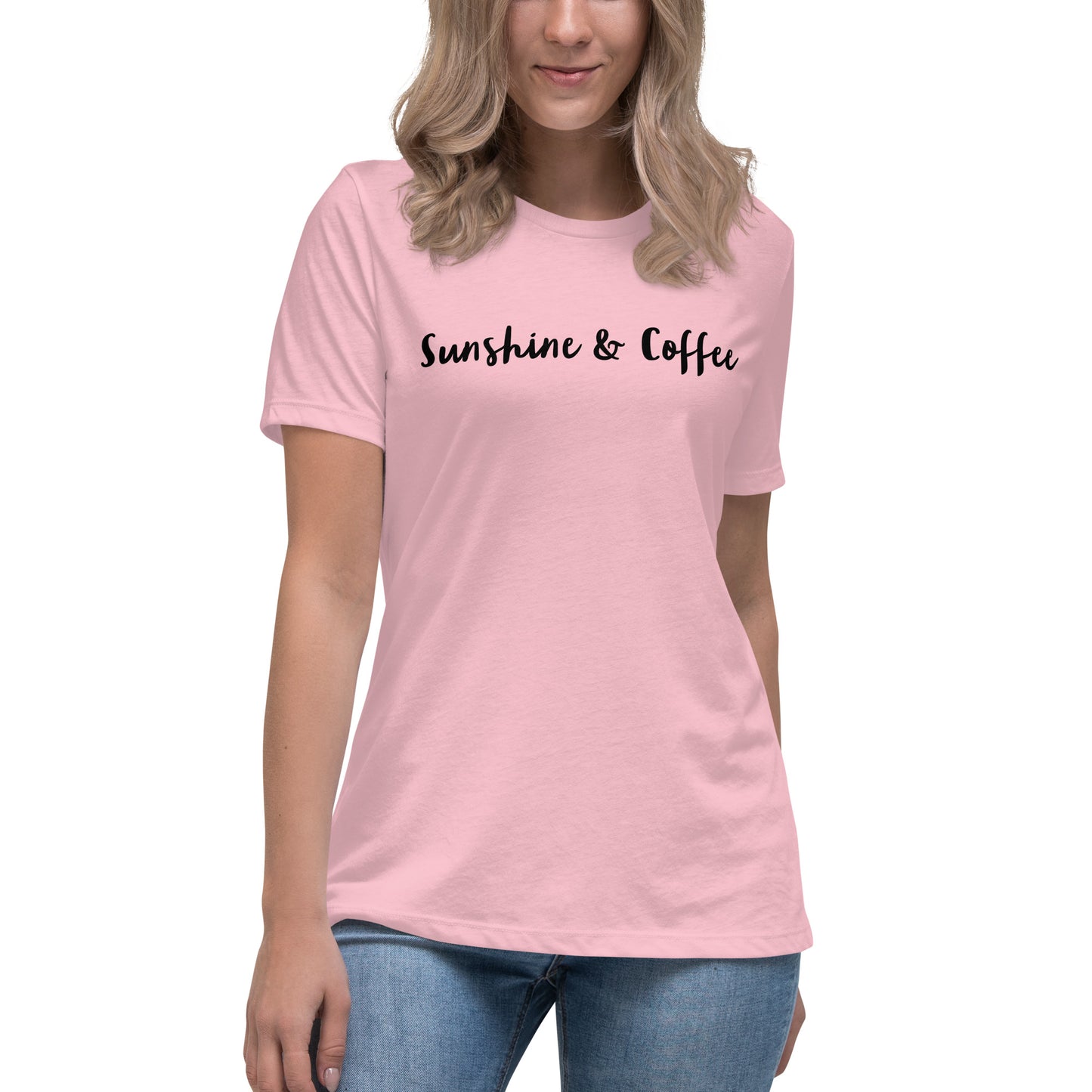 Sunshine&Coffee Shirt,Aesthetic Clothes,Womens Clothing,Tshirt Women Trendy,Coffee Tshirt,Gift For Her,Boho Summer Shirt,Spring Clothing