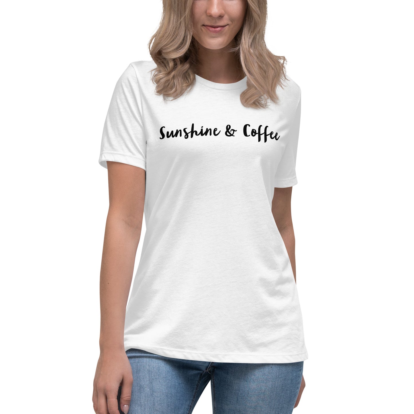 Sunshine&Coffee Shirt,Aesthetic Clothes,Womens Clothing,Tshirt Women Trendy,Coffee Tshirt,Gift For Her,Boho Summer Shirt,Spring Clothing